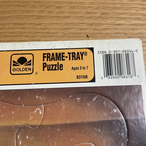 Disney Snow White & Seven Dwarfs Frame Tray Puzzle Piece Dancing Scene Golden 25 - Picture 5 of 10